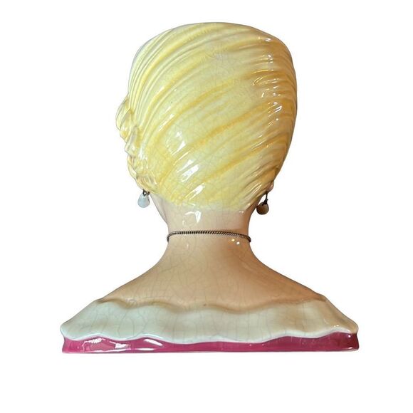 A Special‎ Place Ceramic 2004 Female Retro Desktop Vase Planter as is - Picture 3 of 7